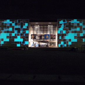 musabi-pm 武蔵野美術大学でのプロジェクションマッピングテスト