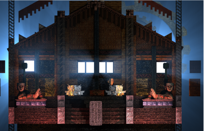 横浜赤煉瓦倉庫でのプロジェクションマッピング